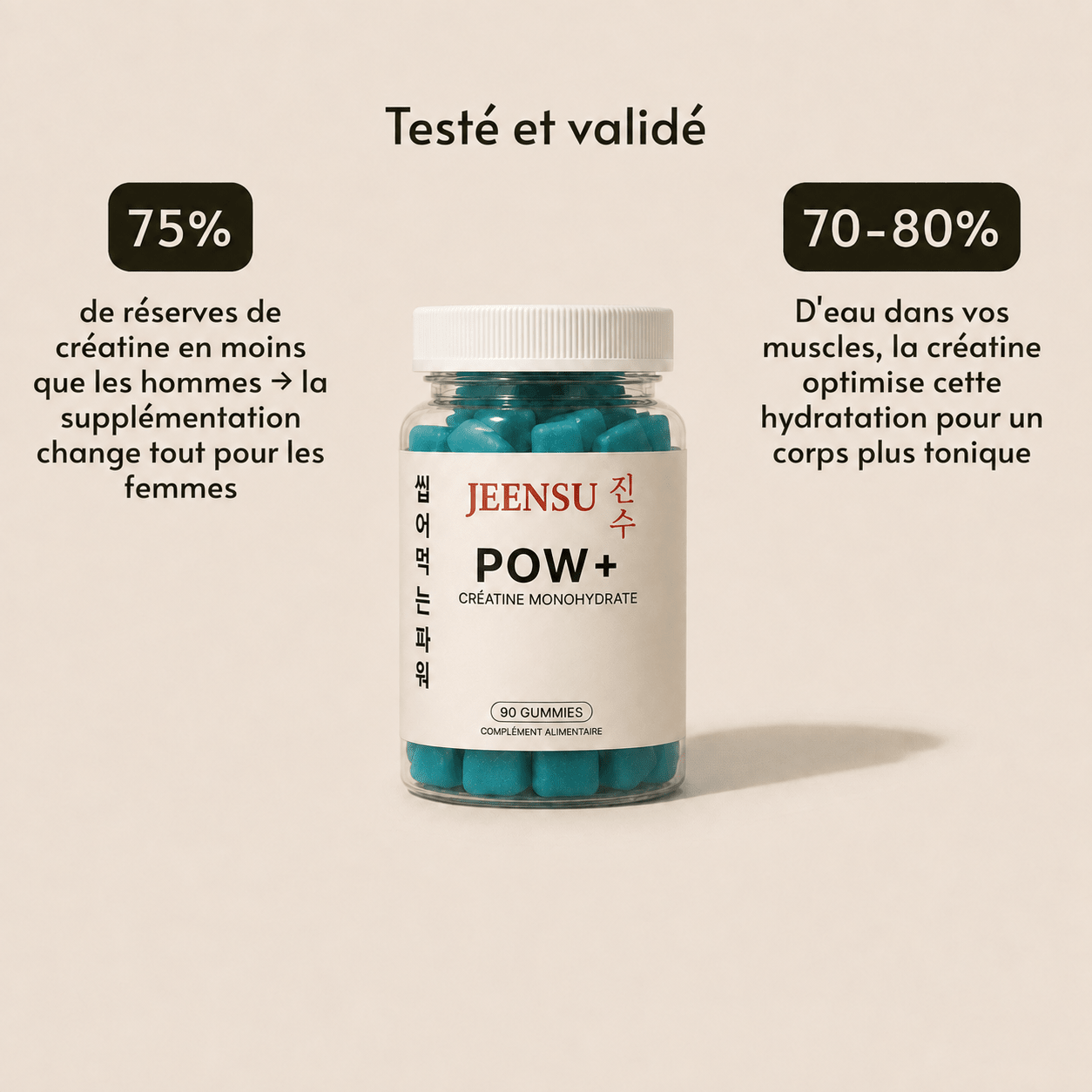 POW La Créatine au Féminin - Jeensu